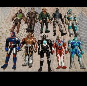 10 Very good condition Action Figure Lot (read description for more information